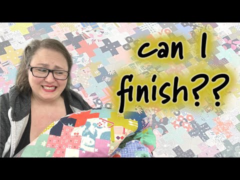 Finishing My Oldest WIP: the Plus Quilt (with a free download!)