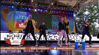 Backstreet Boys perform &#39;Don&#39;t Go Breaking My Heart&#39; on Good Morning America