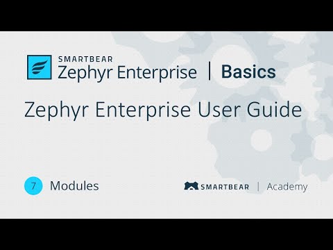 Zephyr Enterprise User Guide - Basics Course