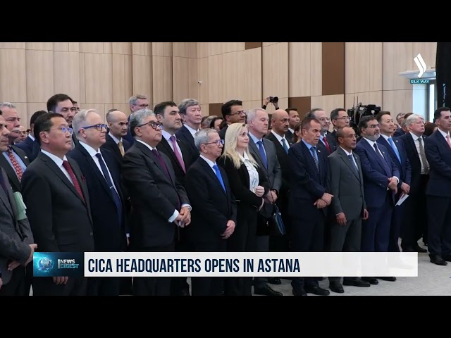Devlet Başkanı, Astana’daki Asya’da İşbirliği ve Güven Arttırıcı Önlemler Konferansı (CICA) genel merkezini ziyaret etti