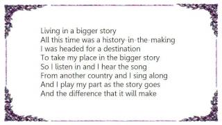 Christine Dente - Bigger Story Lyrics