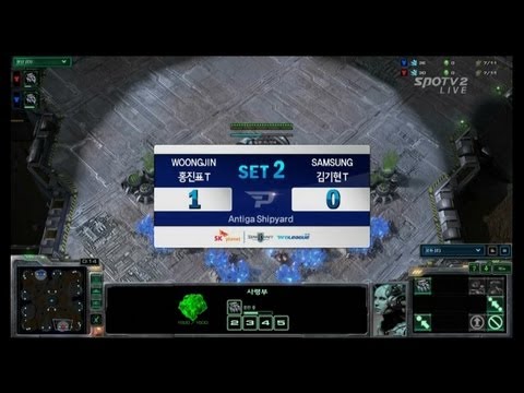 SPL [03.05] Rudy(Woongjin) vs Reality(Samsung) 2SET / WCS Antiga Shipyard - Starcraft ,esportstv
