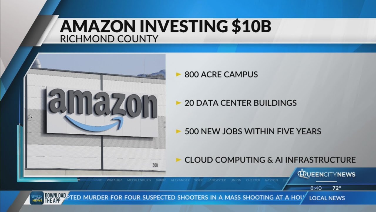 Amazon planning $10B for AI infrastructure in NC