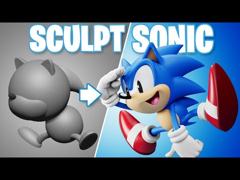 Sculpting SONIC at the speed of Sonic!