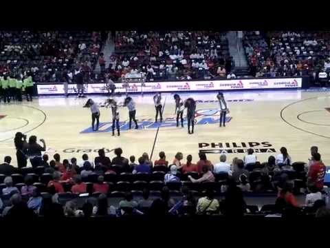 Atlanta Dream WNBA Femme Fatale Half Time Show  Performance @ Phillips Arena Atlanta GA.