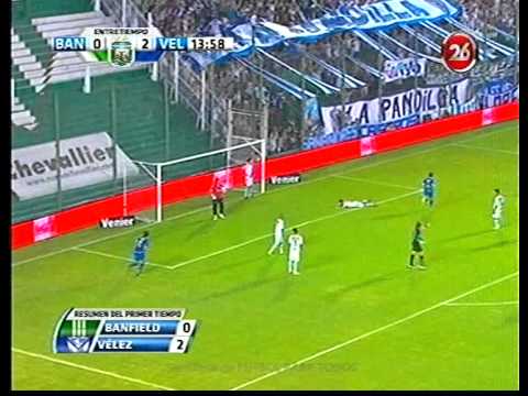 Clausura 2012 . Banfield 0-4 Vélez . Goles