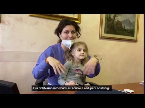 Profughi ucraini accolti nella chiesa Evangelica di Castellanza. Intervista a Irina