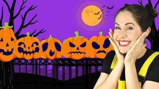 5 Little Pumpkins Sitting on a Gate | Halloween Fingerplay | Jiggle Jam
