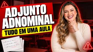 Aprenda adjunto adnominal em 1 vídeo: a única aula que você precisa assistir.