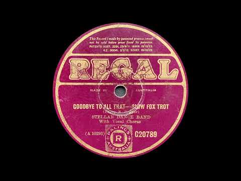 1930 Van Phillips - Goodbye To All That (Vocal Chorus by Sam Browne)