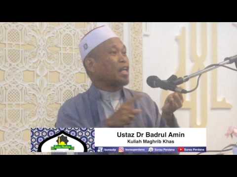 [8/2/2017] Ustaz Dr Badrul Amin al Hafiz