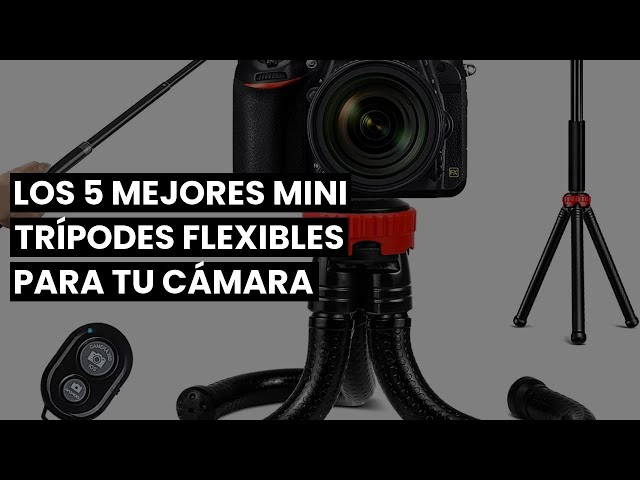 Vídeo relacionado con Trípode Móvil Flexible,Mini Portátil con Soporte,Cabeza Esférica Giratoria,Mini Trípode Pulpo,Rotación De 360° Flexible Clip,Compatible con Celulares/Cámara Digital Pequeña,Kiuiom