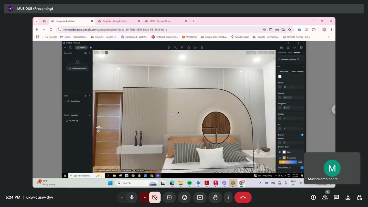 D5 Render Tutorial Master Bedroom 1