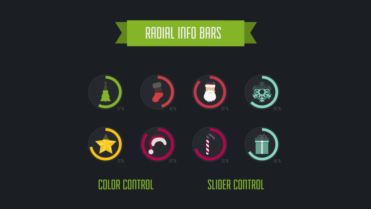 32 Christmas Infographic Elements | After Effects (AE) Template VideoHive | 9753582