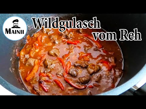 Wildgulasch & Rehgulasch Rezept – zartes Wild einfach selber machen
