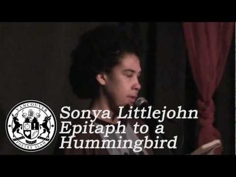 Sonya Littlejohn - Epitaph to a Hummingbird