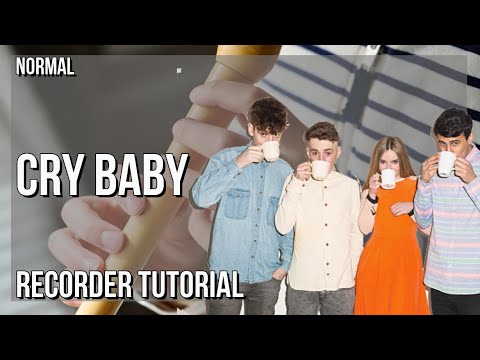 How to play Cry Baby by Clean Bandit & Anne Marie ft David Guetta on Recorder (Tutorial)
