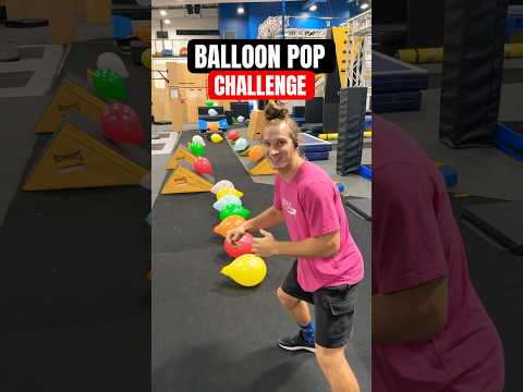 BALLOON POP OBSTACLE COURSE 😱