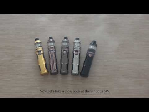 Wismec Sinuous SW с клиромайзером Elabo SW (50W, 3000 mAh) - видео 2