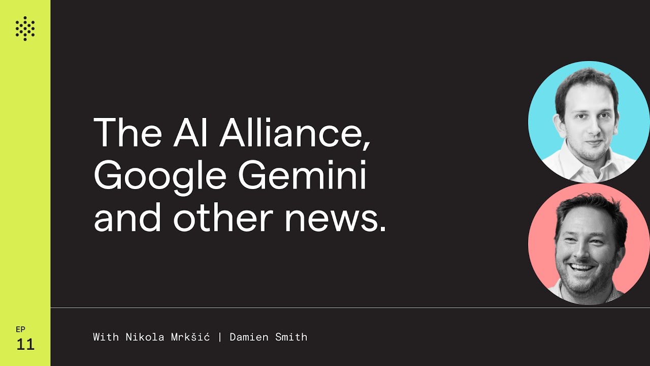 The AI Alliance, Google Gemini and other news