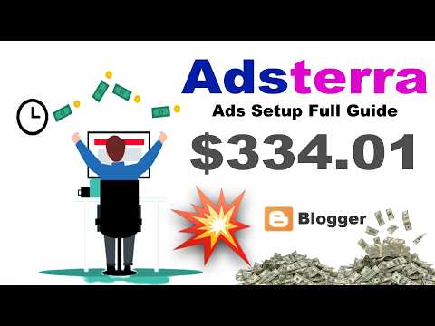 Adsterra Ads Setup in Blogger 2026