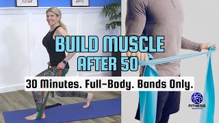 Total Body Band Workout for Muscle Building After 50 | Joint-Friendly Strength at Home