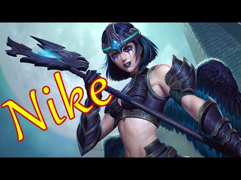 SMITE Nike Jungle (Nike bruiser/damage build) ~ New and improved unstoppable Waifu!
