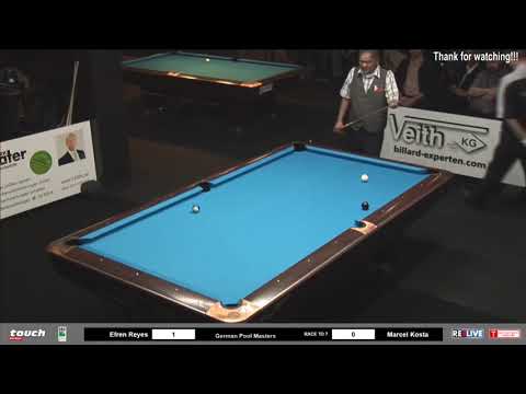 Efren Reyes vs Marcel Kosta German Pool Masters 2018