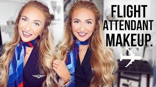 FLIGHT ATTENDANT MAKEUP TUTORIAL