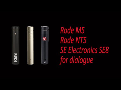 Comparing 3 budget small diaphragm condenser microphones, for recording dialogue