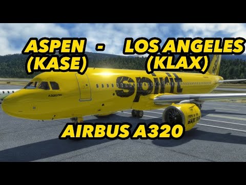 AIRBUS A320 | Live Weather I KASE  - KLAX I FULL FLIGHT #msfs2020