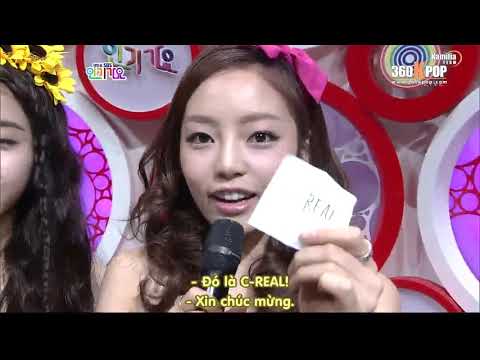 Vietsub 120311 Nicole, Hara KARA & IU MC cuts on Inkigayo