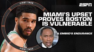 I WAS DEAD WRONG! 😵 Stephen A. can't ignore the Heat's TOUGHNESS over Celtics' TALENT | First Take
