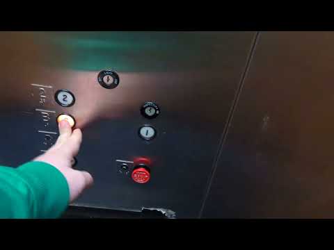 Working Bell! 1980's Dover Traditional Oildraulic Elevator - Holyoke City Hall, Holyoke MA