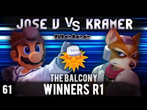 Melee @ the Balcony 61 - Winners R1 ft. Jose V (Dr. Mario) VS Kramer (Fox)
