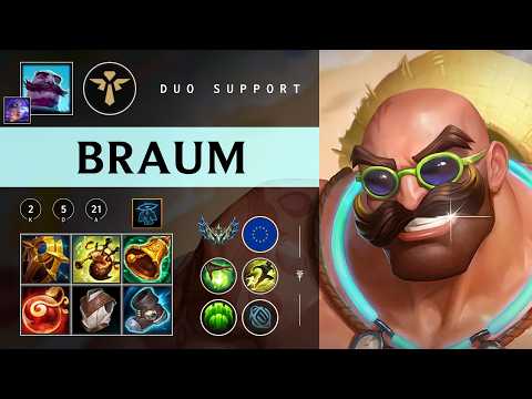 Braum Support vs Leona - EUW Challenger Patch 26.03