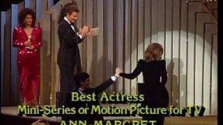 Ann-Margret Wins Best Actress Mini Series - Golden Globes 1984
