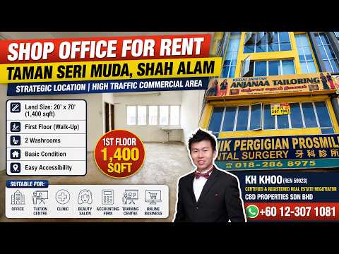 Shop / Office for Rent in Taman Sri Muda (Shah Alam) - KH Khoo - PropertyGuru.com.my