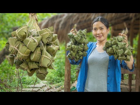 Making Traditional Khmer Cake Recipe In My Homeland (Nom Chang)