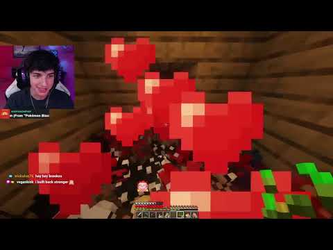 MINECRAFT COMMUNITY SMP | getting my levels back :( maybe val later w/ dirtypop