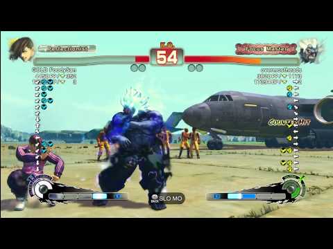 [Yang] GOLD FoodySan vs overmostheads [Oni]  SSF4 AE