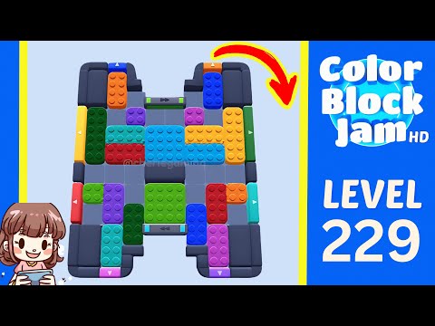 Color Block Jam Level 229 Solution Walkthrough