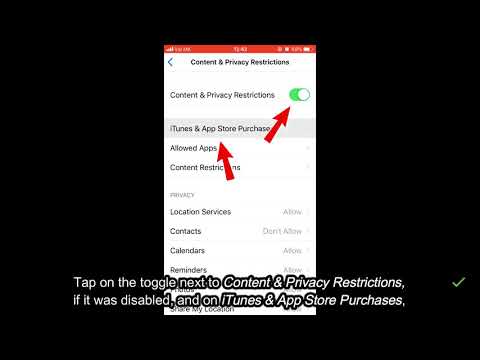 How to enable in-app purchases - iPhone, iPad, iPod touch