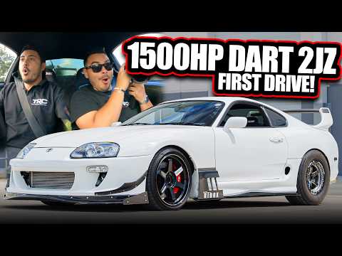1500HP Dart 2JZ FIRST DRIVE! | 3.2L Stroker on 40PSI (We Built The ULTIMATE Street Supra)