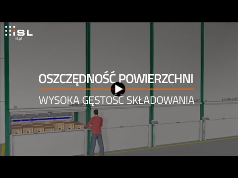 ISL: Lean-Lift – oszczędność powierzchni, wysoka gęstość składowania
