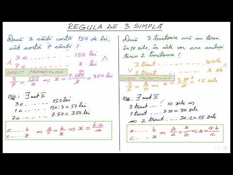 Regula de 3 simpla