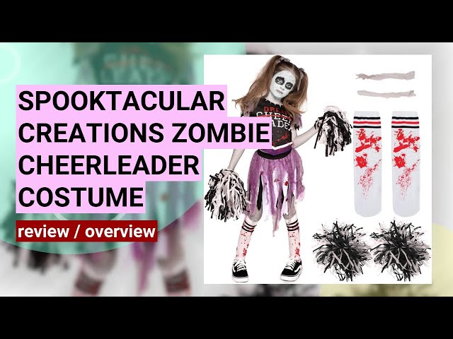 Vídeo relacionado con Spooktacular Creations High School Cheerleader Costume Child Cheerleading Girl Uniform Outfit (Medium (8-10 yrs))
