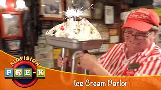 How to Make Ice Cream | Ice Cream Parlor Field Trip | KidVision Pre-K