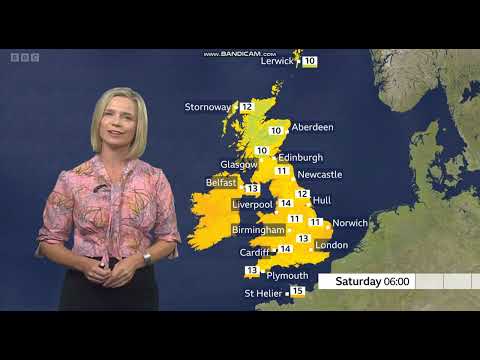 Sarah Keith-Lucas - BBC Weather - (19th August 2022) - HD [60 FPS]