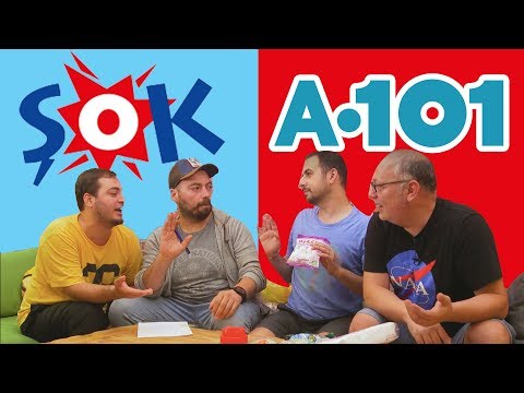 50 TL ile Kim Daha Çok Ürün Alacak? - Şok VS. A101